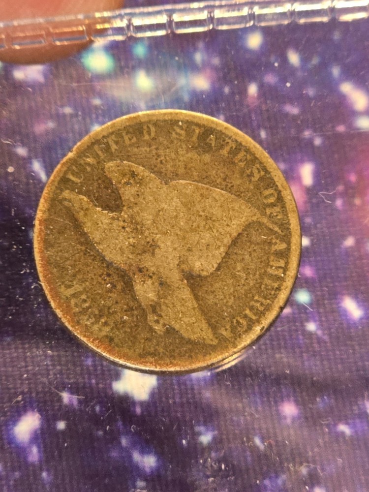 1858 Flying Eagle Cent Small Letters!!