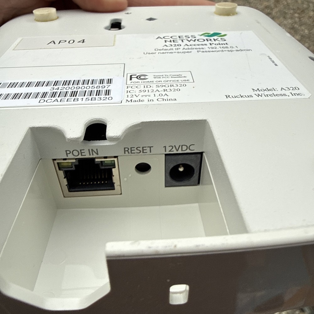 Access Networks Indoor Wireless Access Point A320