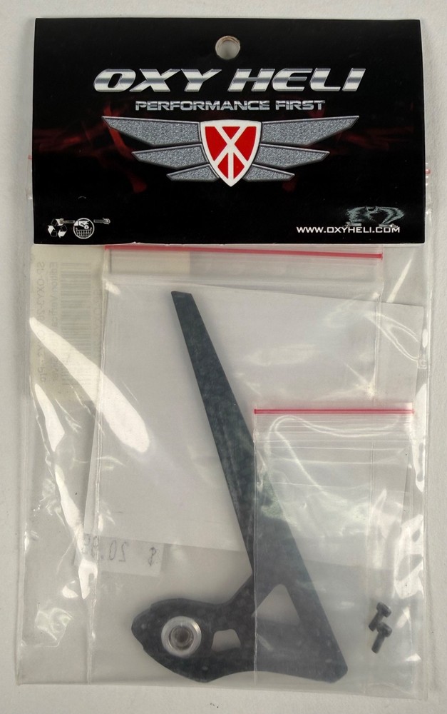 OXY HELI OXY 3 PRO EDITION VERTICAL FIN SILVER SP-OXY3-267
