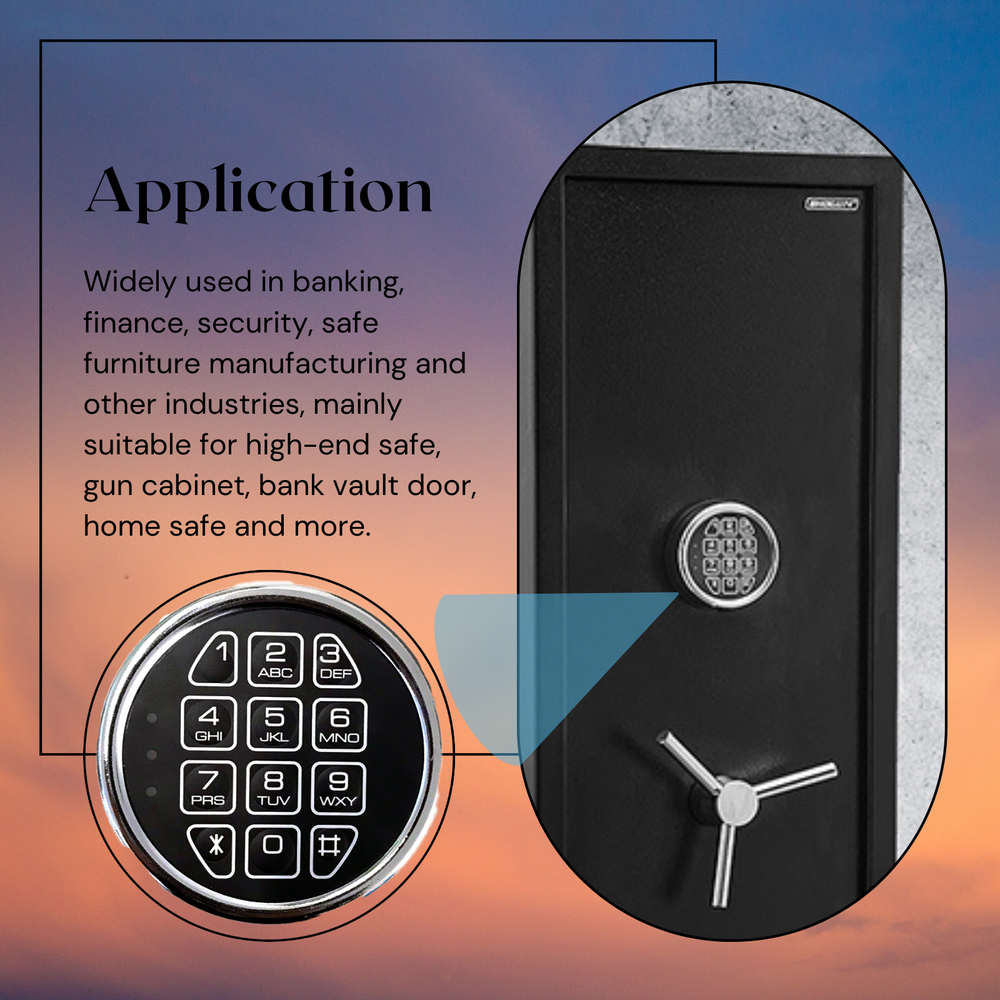 Gun Safe Lock Replacement Unique PIN Code Digital Keypad Electronic Safe Lock