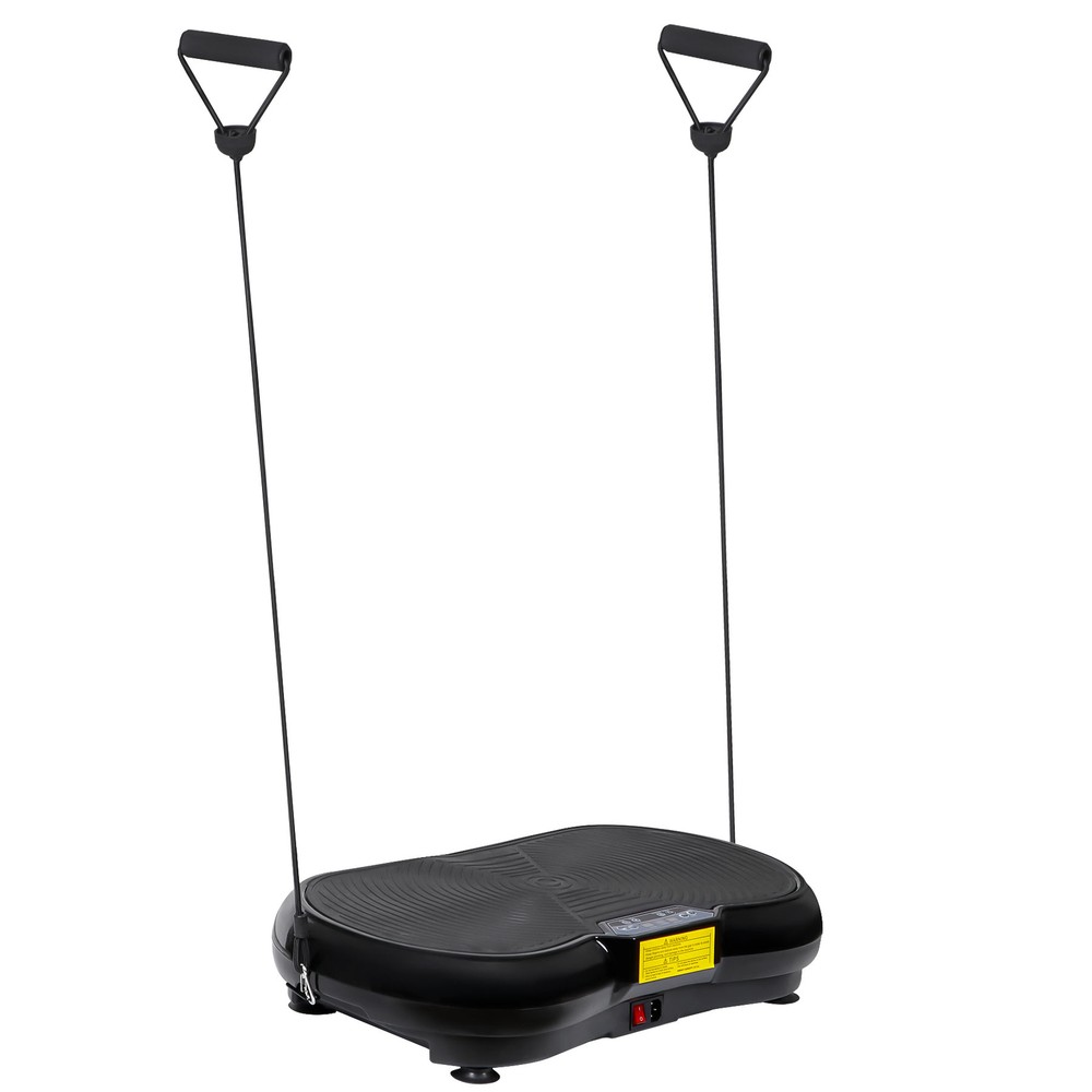Durable ABS Shell Vibration Plate Machine Home Workouts Transforming, Black