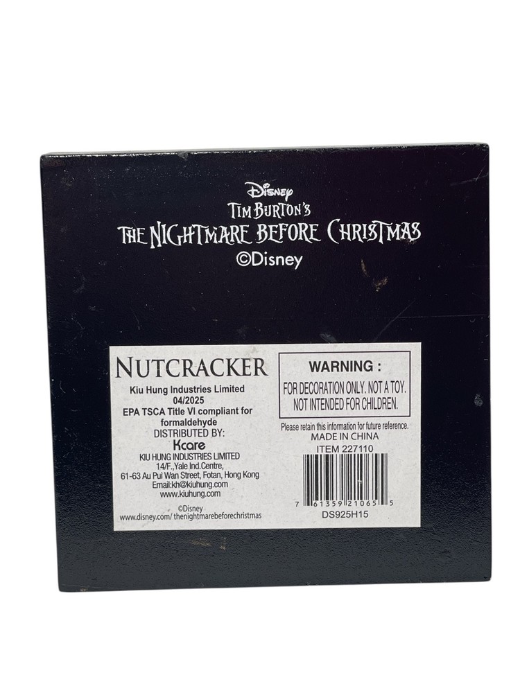 Nightmare Before Christmas Jack Skellington & Oogie Boogie Nutcracker Bundle 12”