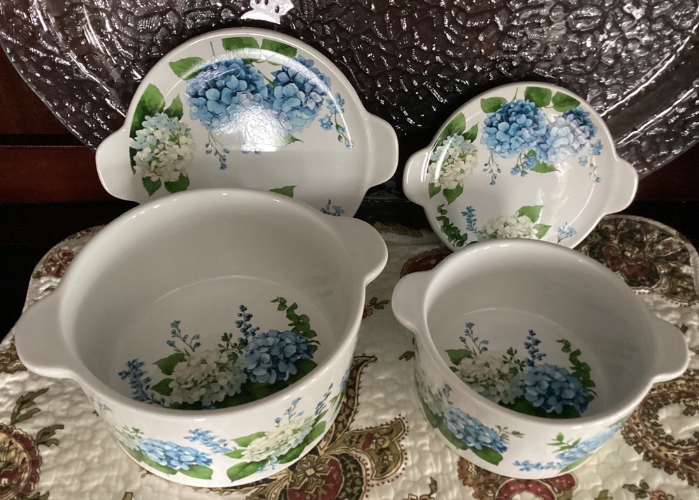 TEMP-TATIONS HYDRANGEA EASTER SPRING GORGEOUS PATTERN 🌱 🐣 HTF TEMPTATIONS