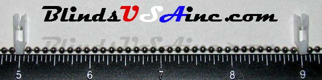 25 White REPLACEMENT CLIPS for Bottom Chain on Vertical Blind Fabric Vanes