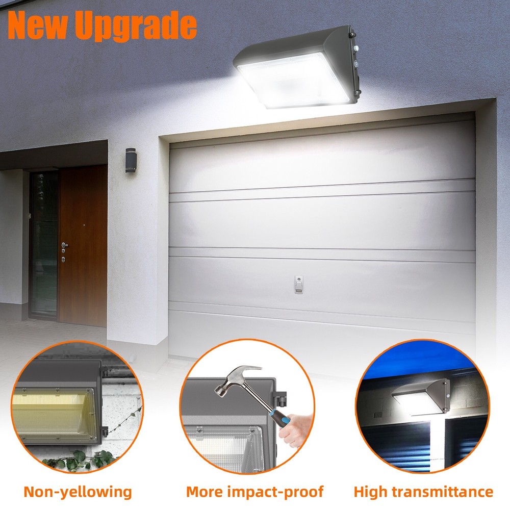 Wall Pack Lights Outdoor LED, LED Wall Pack Daylight 5000K Daylight White 4 Pack