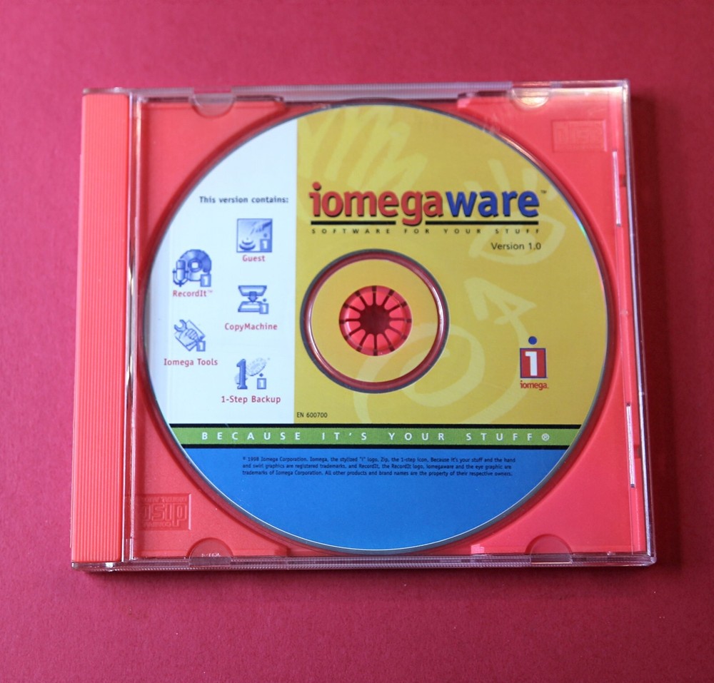 Iomega ware Version 1.0, Pre-Owned, Very Good-Free Ship