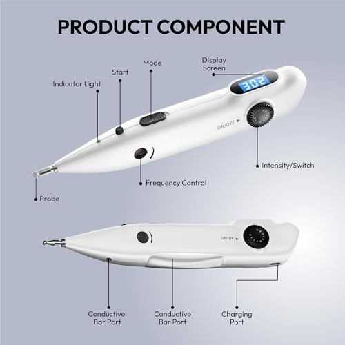Rechargeable Electronic Acupuncture Meridian Pen - Adjustable Intensity Acupoint