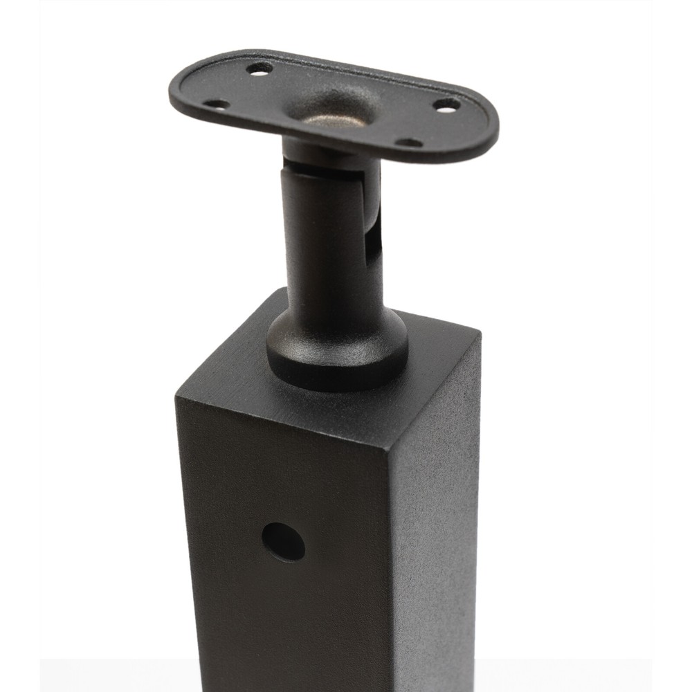 Cable Railing Post 36"x2"x2" Deck Railing Horizontal Drilling Angle Black