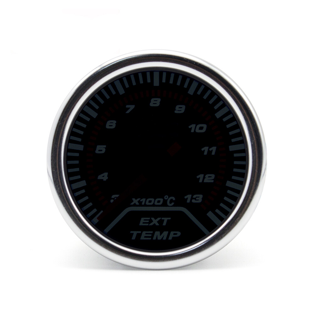 2" 52mm Auto Car LED Exhaust Gas Temperature Temp EGT Gauge Meter Pointer Sensor