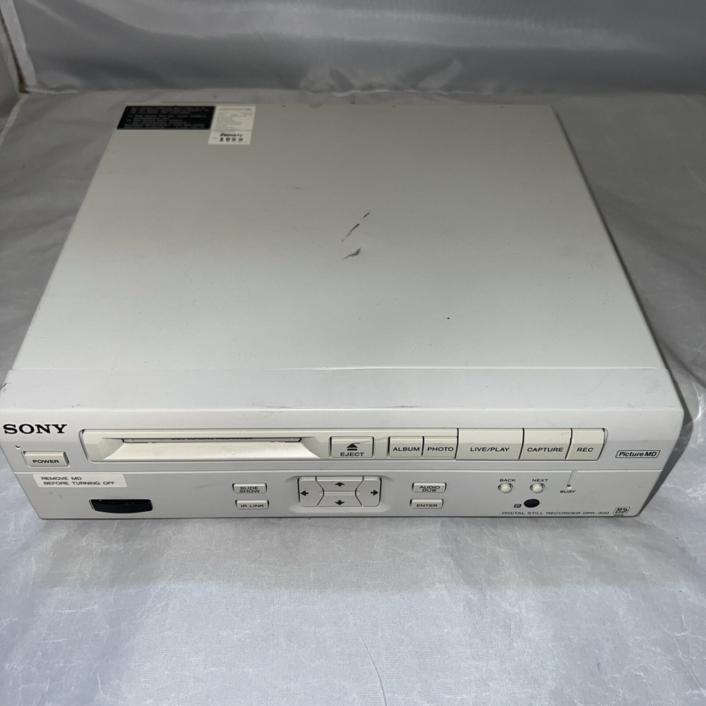 MD data - Sony DPA-300 Still Image Recorder - RARE - Vintage Untested