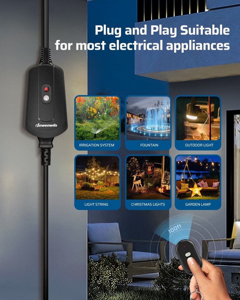 DEWENWILS Remote Control Outlet Switch Wireless Remote Control Outlet Switch