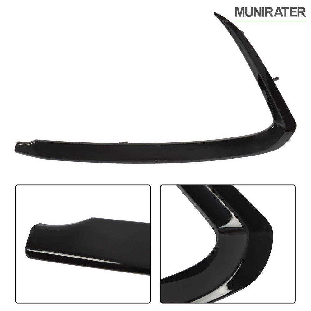 Front Bumper Trim Black Plastic Driver Side Replacement for CX-9 2016-2022