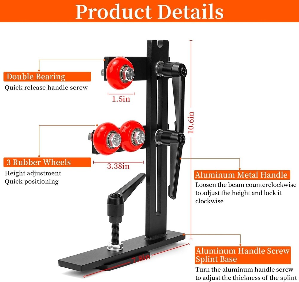 Sturdy Wood Lathe Accessory with Adjustable Wheels