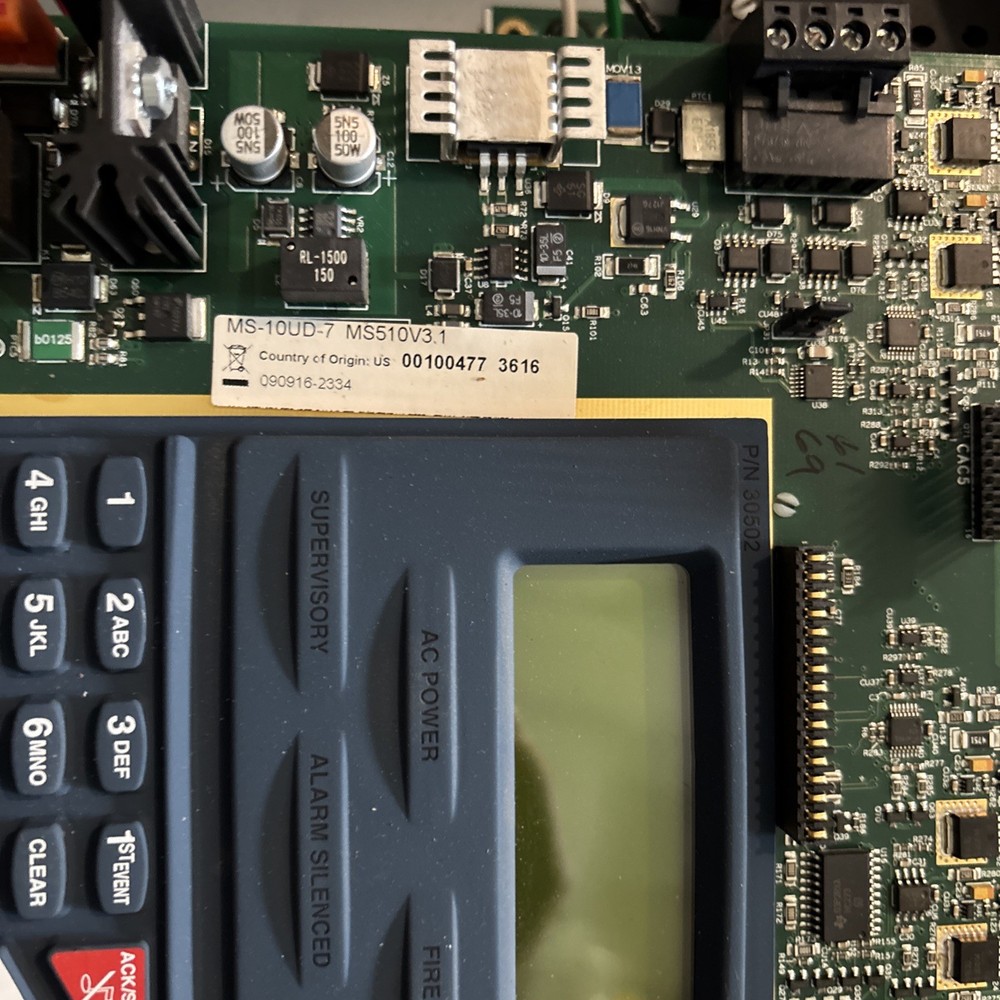 Firelite MS-10UD-7 Conventional 10 Zone Fire Panel UNTESTED