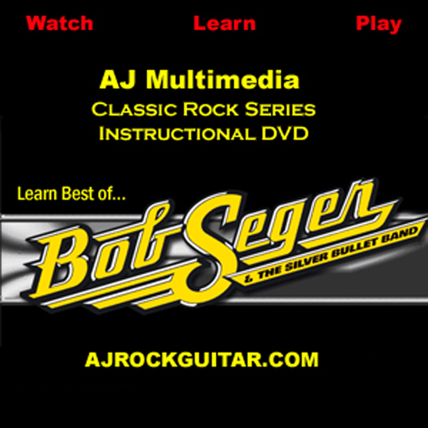 Custom Guitar Lessons, Learn Bob Seger - DVD Video