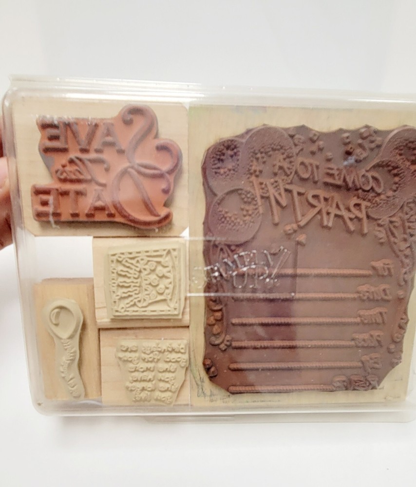 Stamping Kit- Birthday Theme with Ink Pad