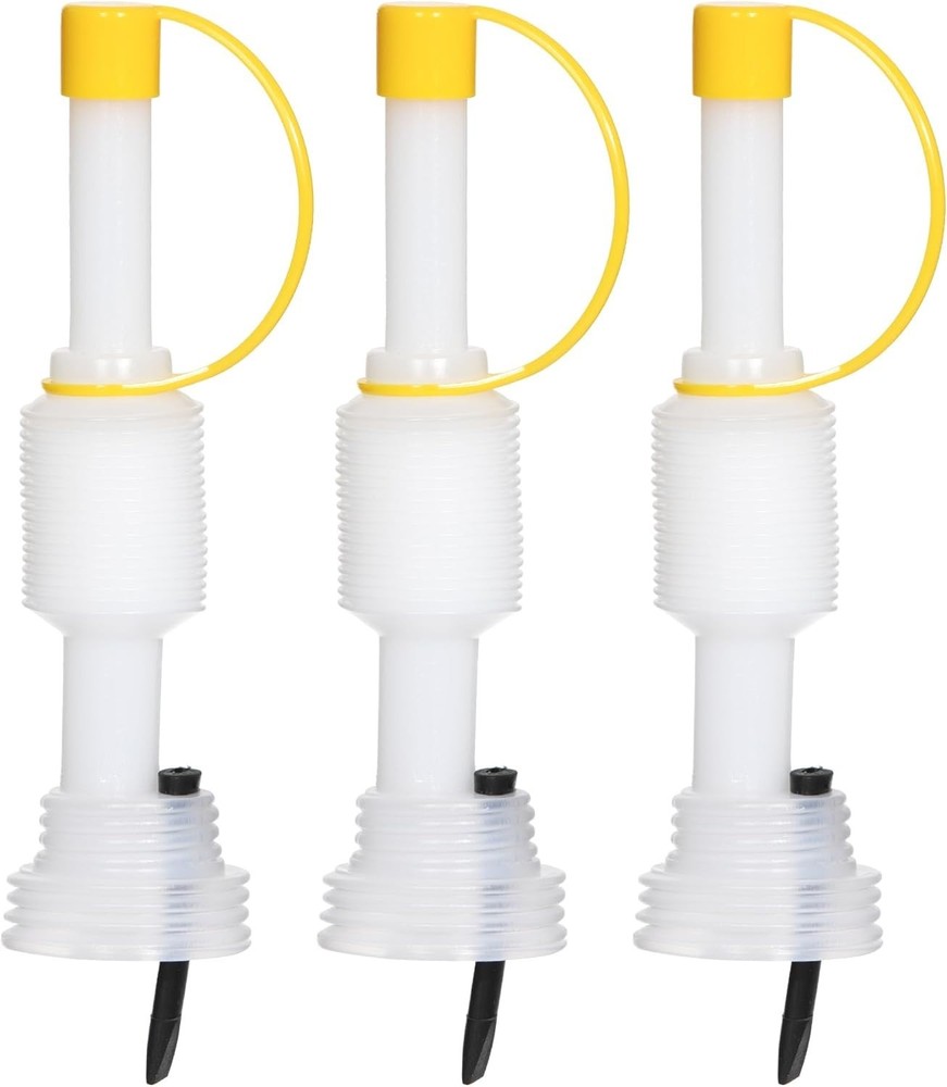 3-Pack Extendable No-Drip Pour Spouts for Quart & Gallon Jugs - Adjustable 6-...