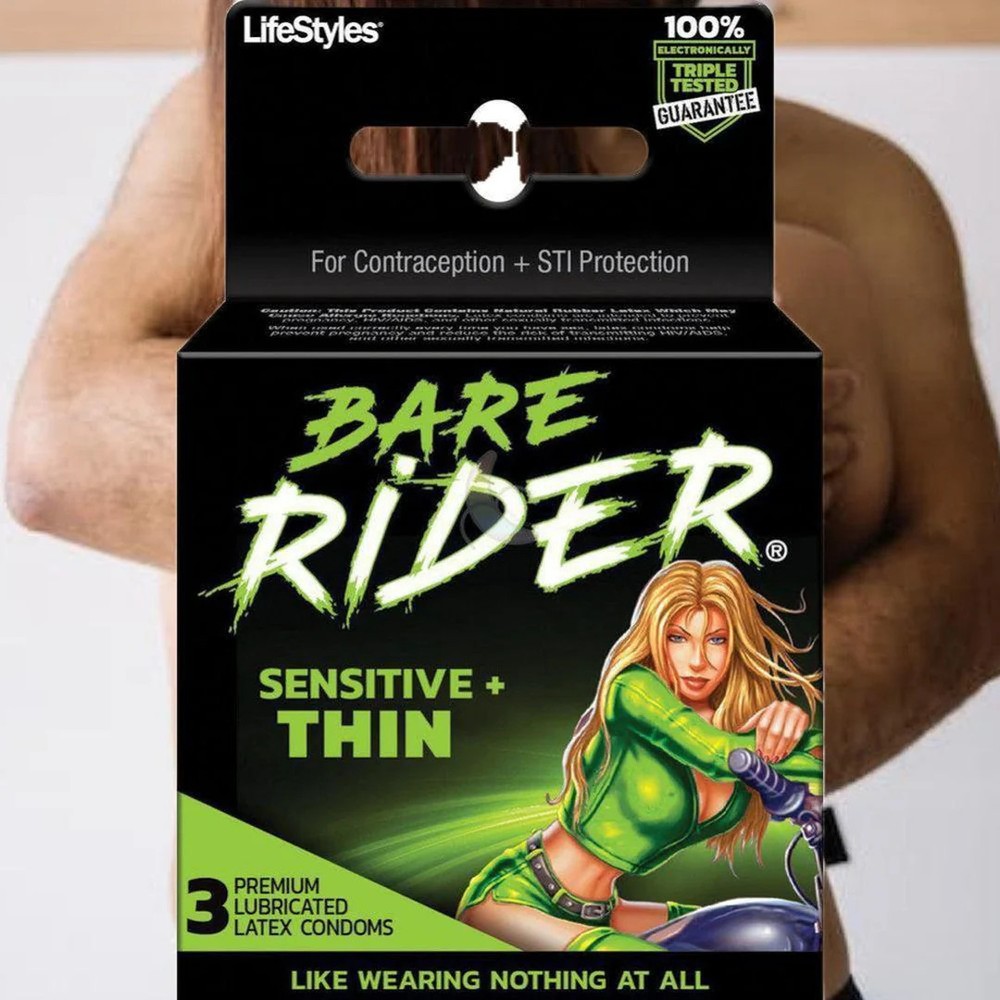 LifeStyles 'Bare Rider' Extra Thin Condoms | 3-Pack