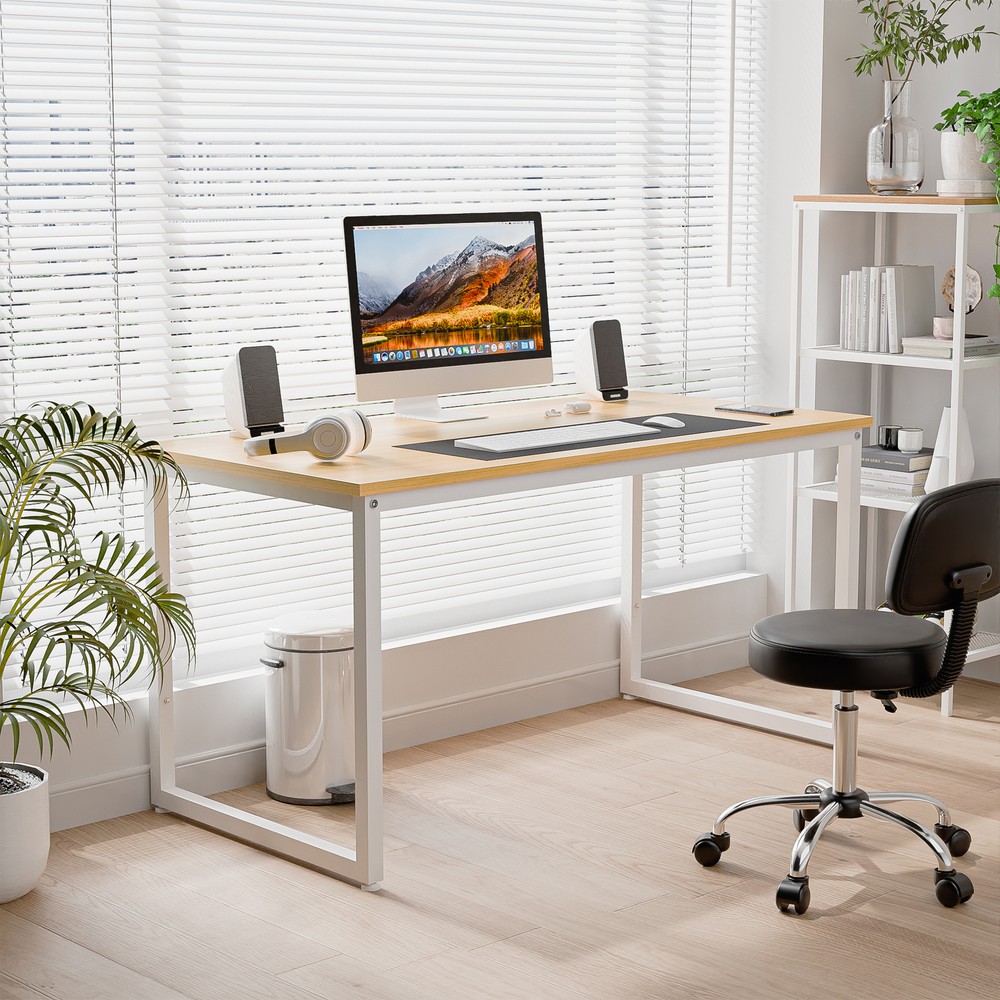 Home Office Desk 47'' Laptop PC Computer Table Writing Table Rectangle Natural