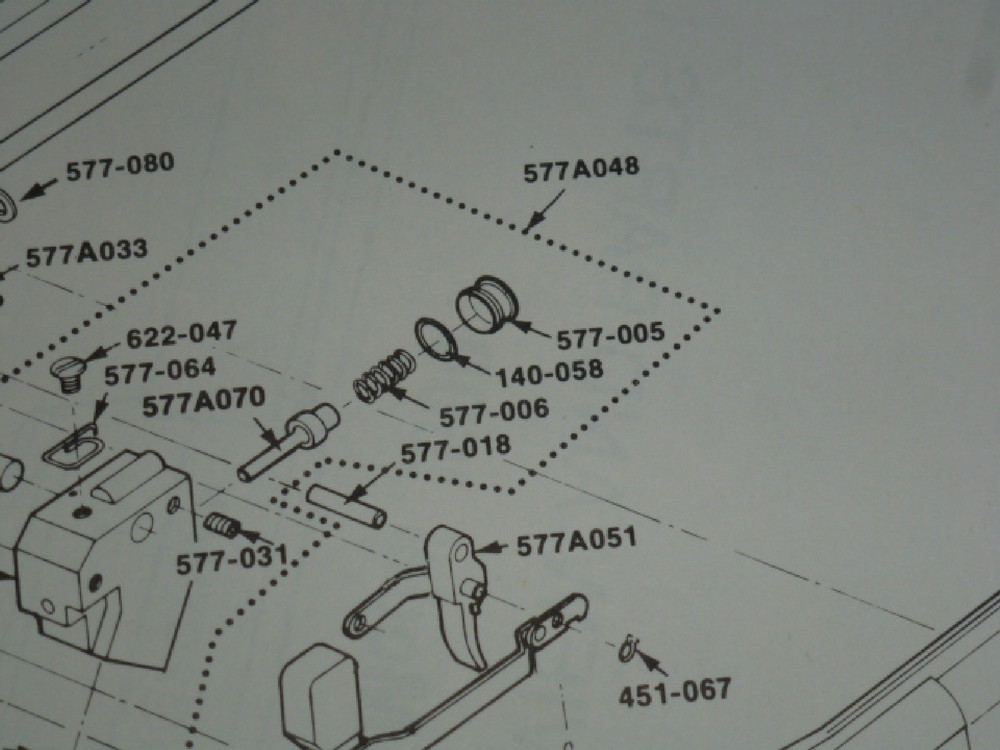 Crosman 454 & 1600 Service Manual With Exploded View