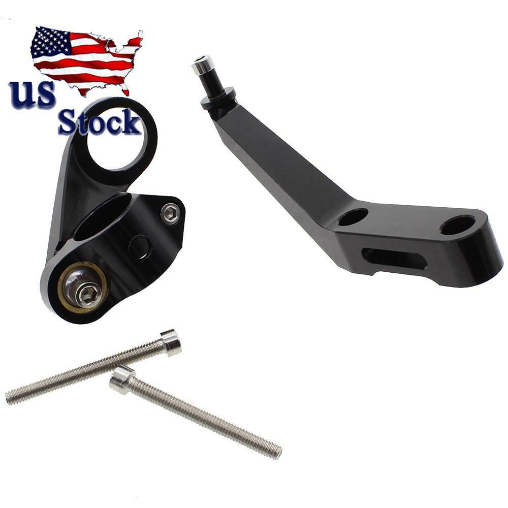 CNC Steering Damper Stabilizer Bracket Mount Kits For Honda CBR954RR 2002 2003