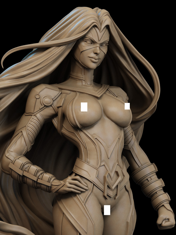 Medusa 3D Print Unpainted/Unassembled