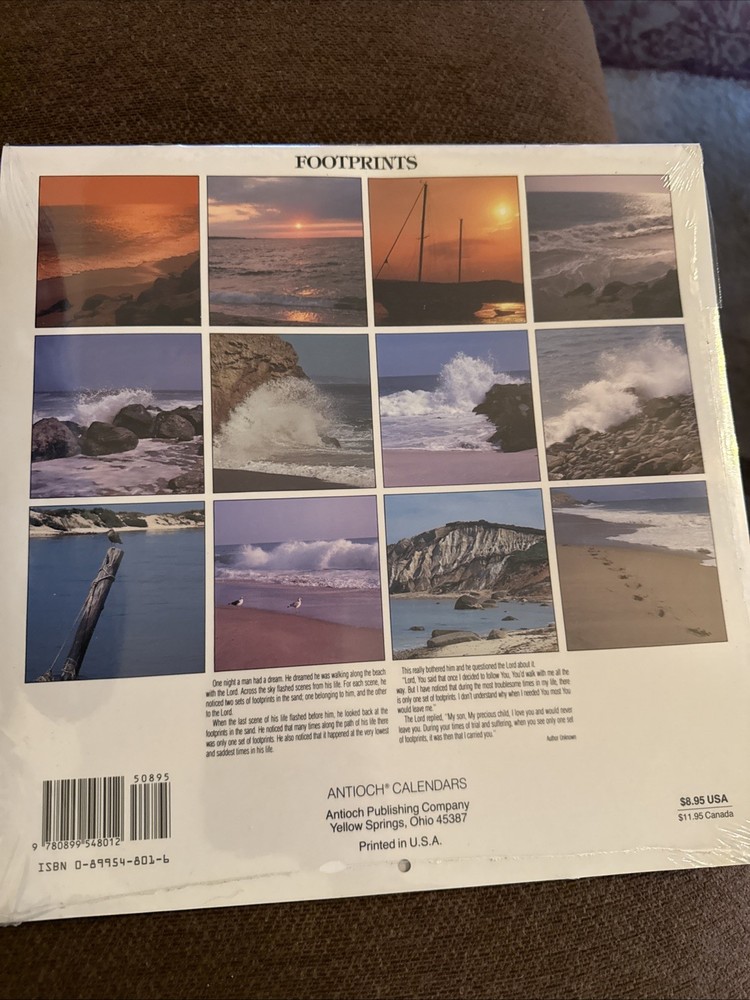 1989 Calender Footprints