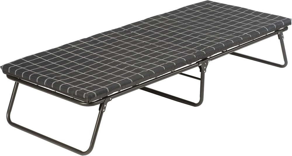 "Coleman ComfortSmart Camping Cot with Sleeping Pad, Folding Steel Cot with Th..