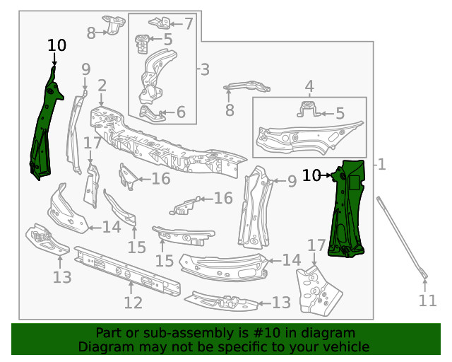 Genuine GM Lower Support 84785703