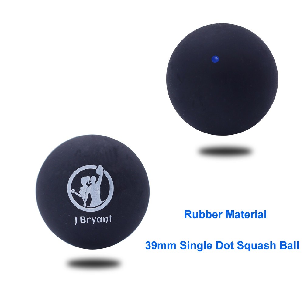 Squash Balls 4 Pack Single Blue Dot Rubber Squash Ball for Beginners Training