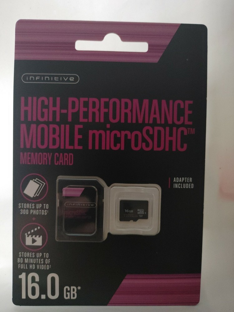 ⚡Infinitive High Performance Mobile microSDHC Memory Card 16GB