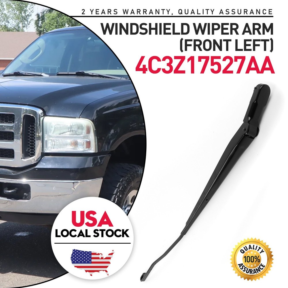 Direct Replacement Wiper Arm 4C3Z17527AA for Ford Left Driver Windshield Side