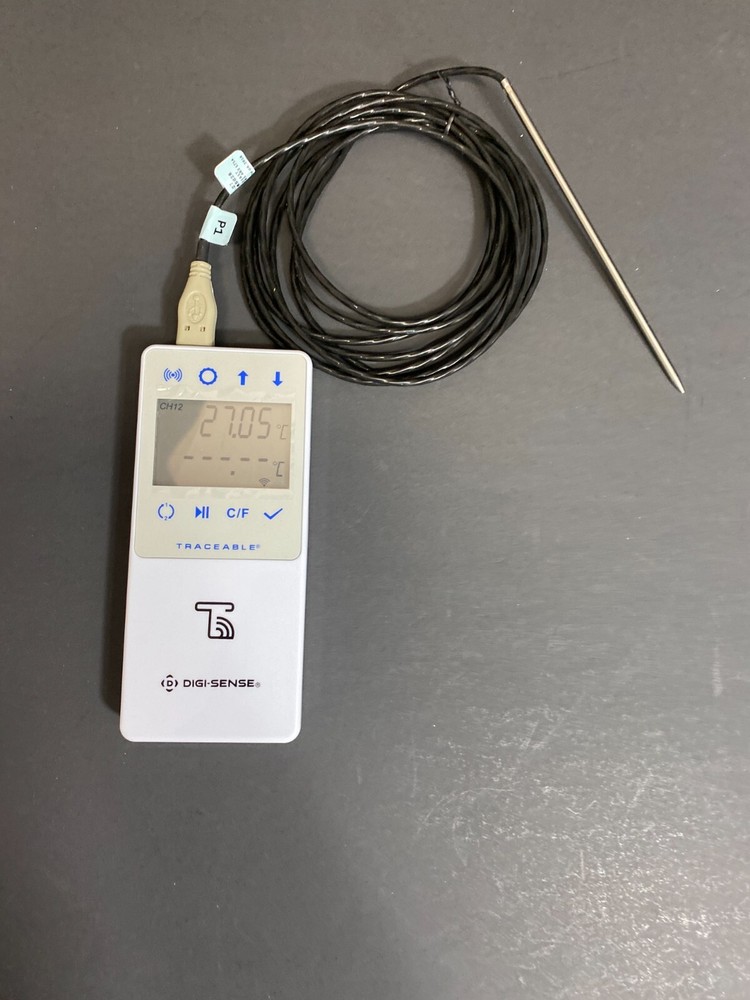 Traceable WIFI Data Logging Refrigerator Freezer Thermometer with SS Probe