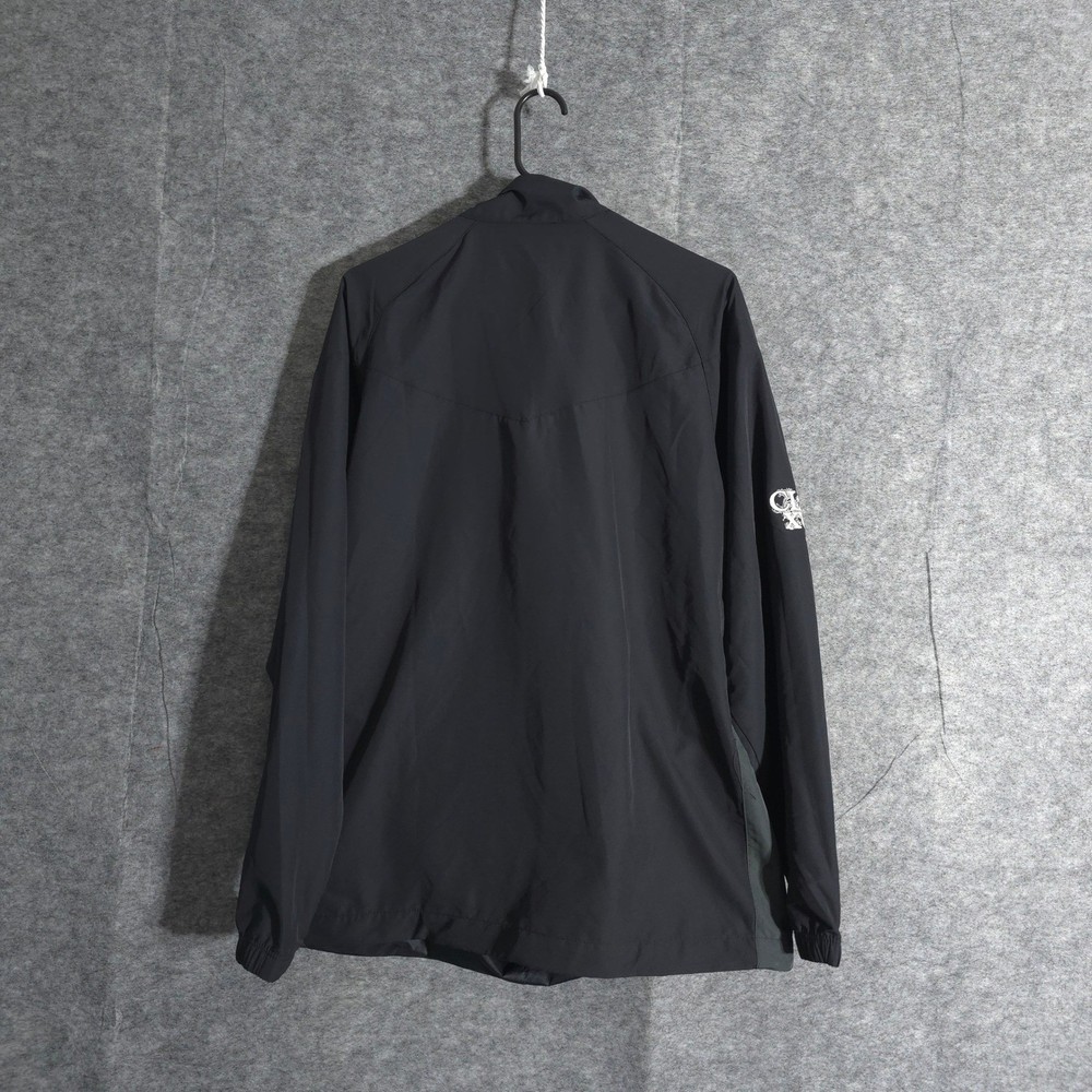 Nike Golf Wind Pullover Jacket Mens Medium Lightweight Black 1/4 Zip Windbreaker