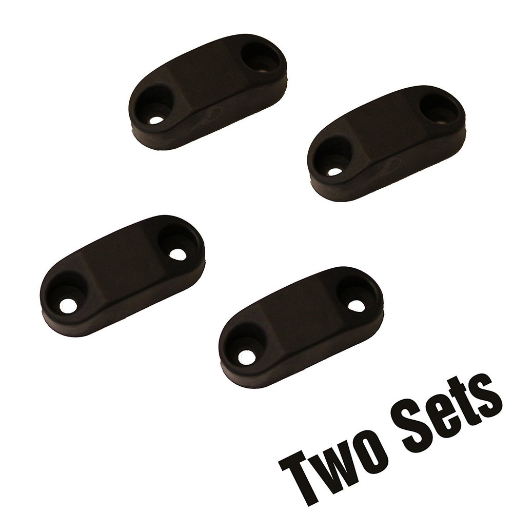 2 Sets - Black RV Trailer Magnetic Door Baggage Door Catch Camper - #1 Strongest
