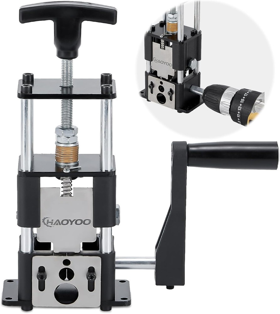 Wire Stripper Machine, Drill-Powered/Manual Two-In-One Wire Stripper Tool, Wi...