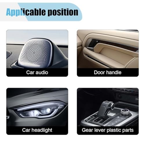 4PCS Plastic Chisel Scraper Set, Non-Marring Plastic Scraper Tools, Safe