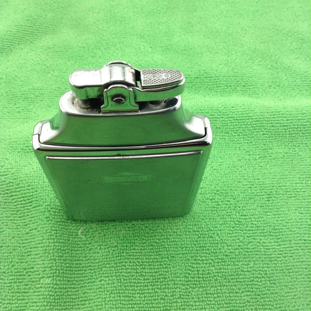 Ronson Mastercase Silver Tone Lighter Cigarette Case