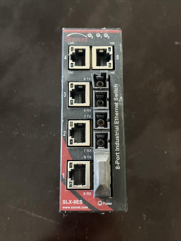 Sixnet Ethernet Switch SLX-8ES-6SC