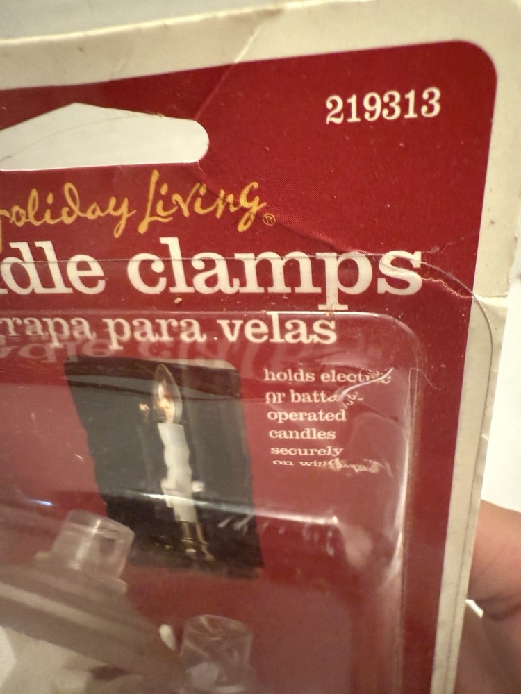 Window Candle Clamp with Suction Cup - 4 Pack