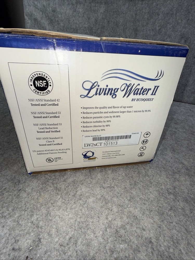 Ecoquest Living Water II Advanced Water Treatment System Water Filter