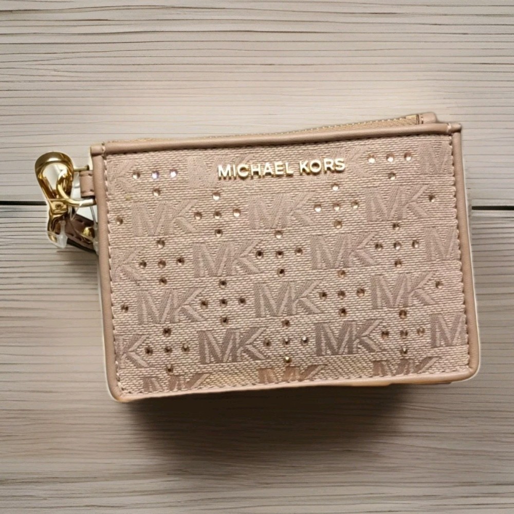 Gold Michael Kors Box With Wallet.
