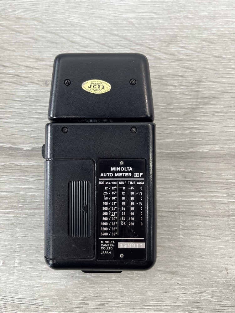 Minolta Auto Meter III F Light Meter Untested HBC2