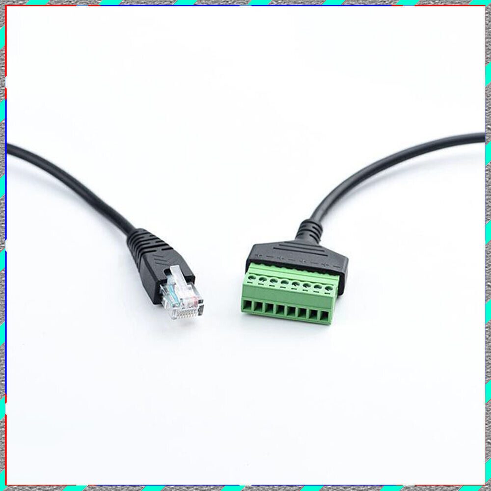 Solderless belt screws can be fixed terminal RJ45 network cable extension cable