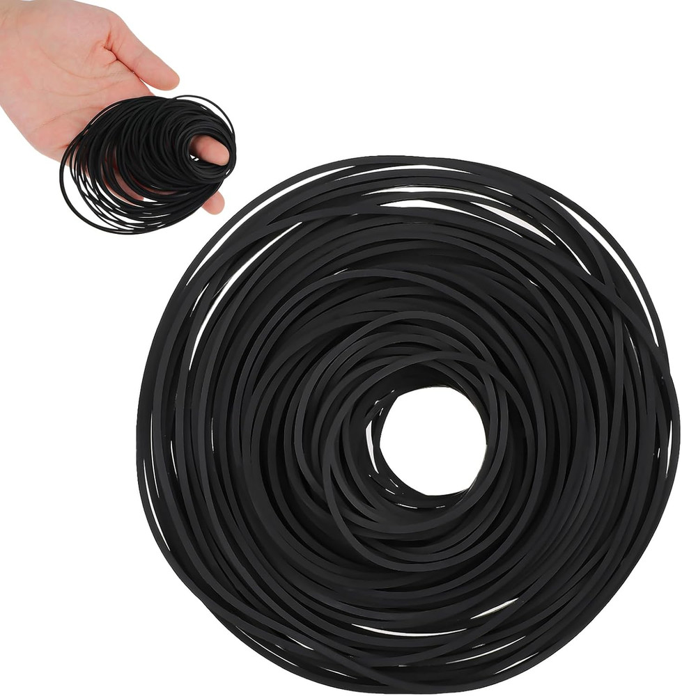 100Pcs Cassette Recorder Rubber Belts 40-135mm Mix 1mm Width