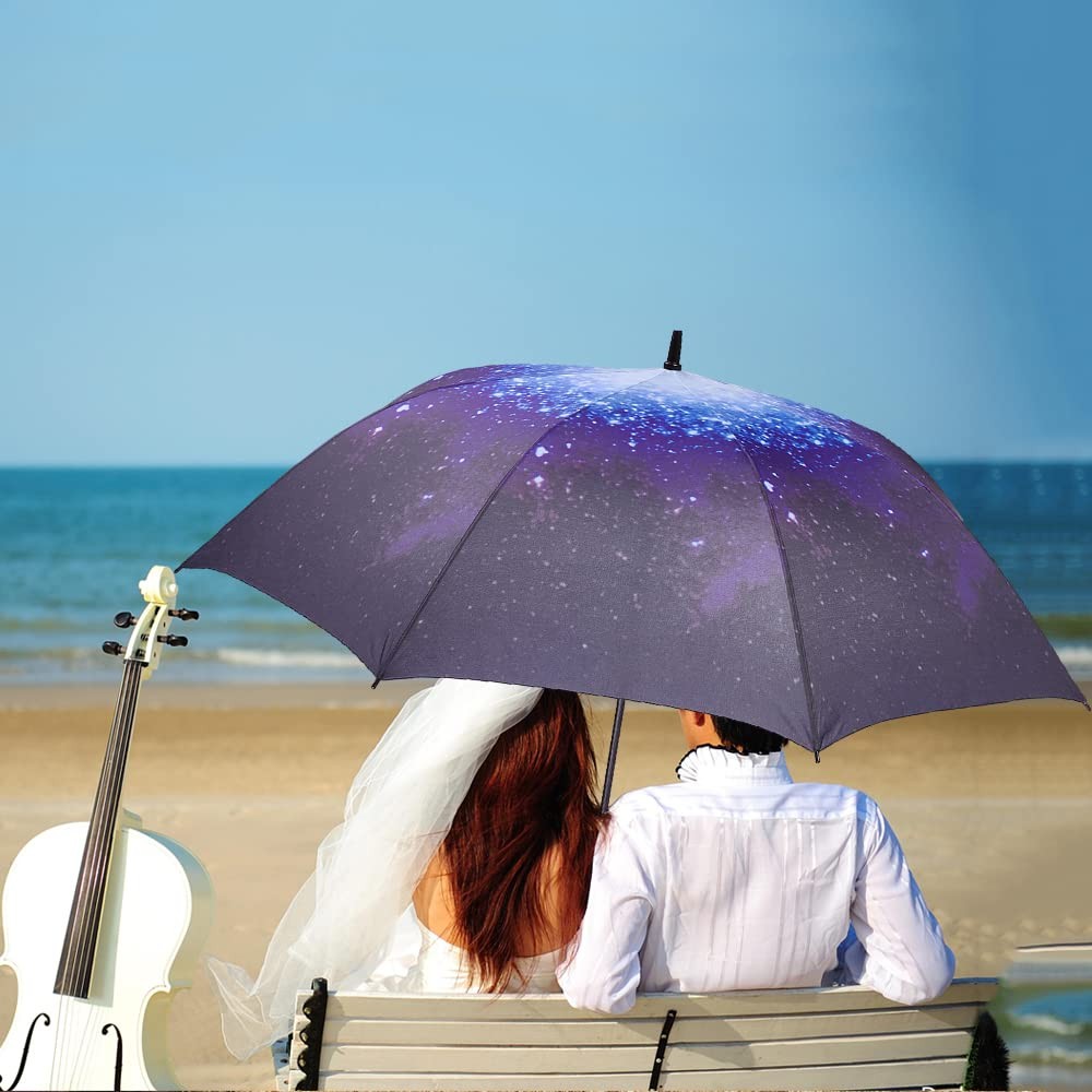 Goothdurs 62/68 Inches Golf Umbrella Automatic Open Windproof Waterproof Large
