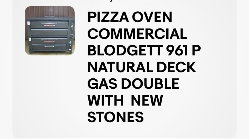 Blodgett Pizza Ovens