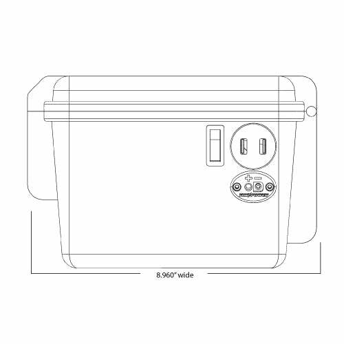 YP-BBK Power Pack Battery Box