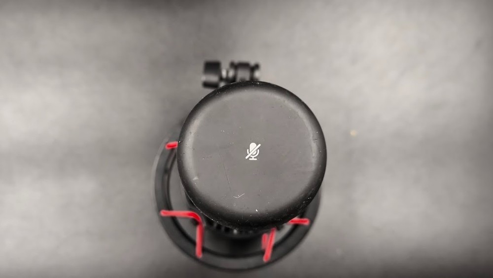 HyperX QuadCast Microphone Used Working Black/Red