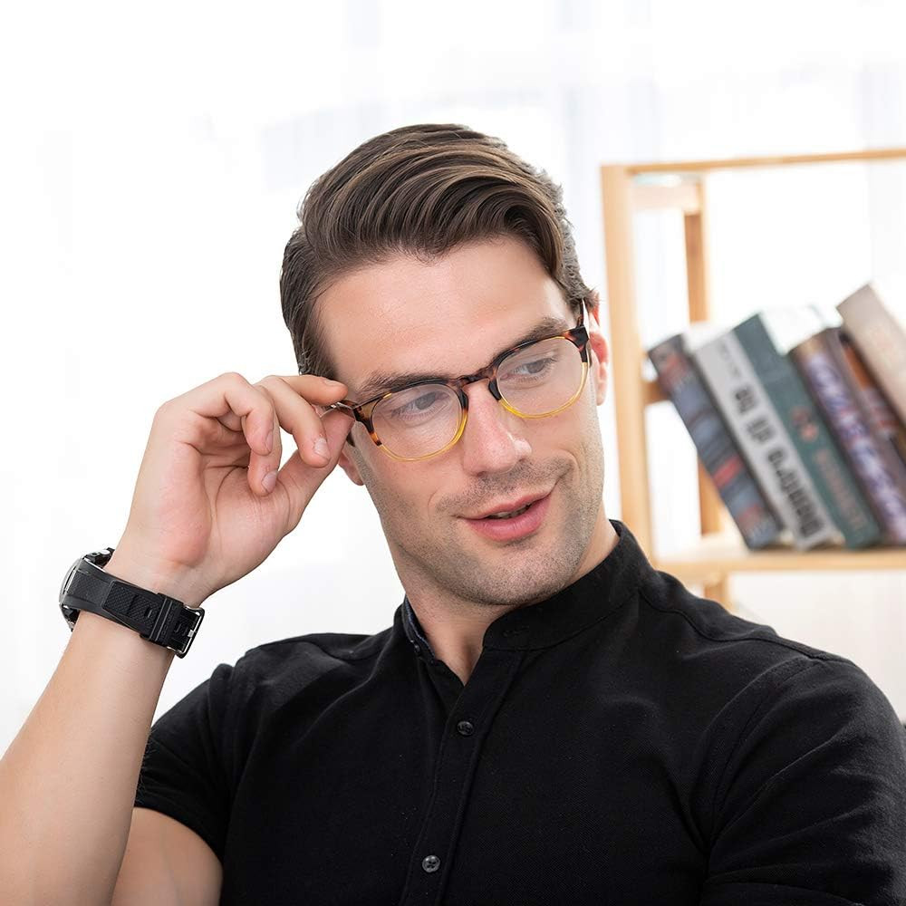 Computer Reading Glasses Blue Light Blocking Lightweight Glasses for Women 2 Pac